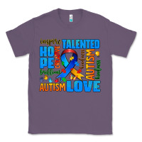 Lavender autism  words Classic Tee - AdoDesignShop