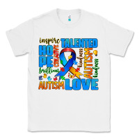White autism  words Classic Tee - AdoDesignShop