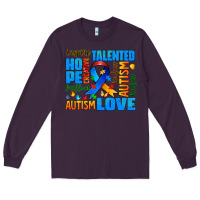Autism  Words Long Sleeve Tee | Teevron