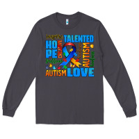 Smoke autism  words Long Sleeve Tee - AdoDesignShop