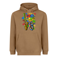 Toasted Coconut autism love Heavyweight Hoodie - MaliasSmallBusiness