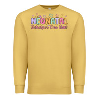 Antique Gold nicu nurse neonatal intensive care unit Premium Sweatshirt - MaliasSmallBusiness