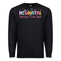 Black nicu nurse neonatal intensive care unit Premium Sweatshirt - MaliasSmallBusiness