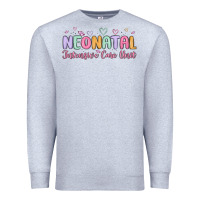Heather Grey nicu nurse neonatal intensive care unit Premium Sweatshirt - MaliasSmallBusiness