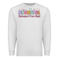 Oatmeal Heather nicu nurse neonatal intensive care unit Premium Sweatshirt - MaliasSmallBusiness