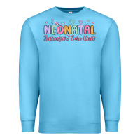 Ocean Blue nicu nurse neonatal intensive care unit Premium Sweatshirt - MaliasSmallBusiness