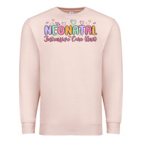 Pale Pink nicu nurse neonatal intensive care unit Premium Sweatshirt - MaliasSmallBusiness