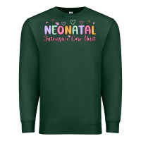 Sports Green nicu nurse neonatal intensive care unit Premium Sweatshirt - MaliasSmallBusiness