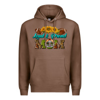 Chestnut Western Loud And Proud Mom Premium Hoodie - BundleAndBundleShop