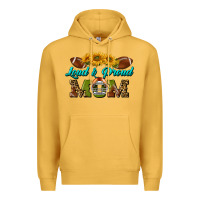 Mustard Western Loud And Proud Mom Premium Hoodie - BundleAndBundleShop