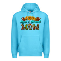 Ocean Blue Western Loud And Proud Mom Premium Hoodie - BundleAndBundleShop