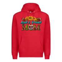 Red Western Loud And Proud Mom Premium Hoodie - BundleAndBundleShop