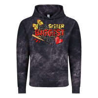 Cloud Black little sister biggest fan softball Vintage Hoodie - Zillion Design Studio