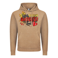 Vintage Coffee little sister biggest fan softball Vintage Hoodie - Zillion Design Studio