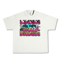Pistachio minding my own small business Urban Heavy Tee - Zillion Design Studio