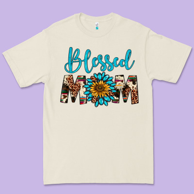 Blessed Mom Premium Tee Designed By Artiststas