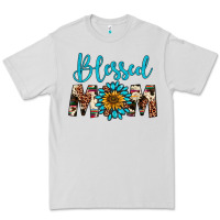 Dove Grey blessed mom Premium Tee - Artiststas