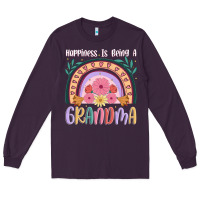Happiness Is Being A Grandma Long Sleeve Tee | Teevron