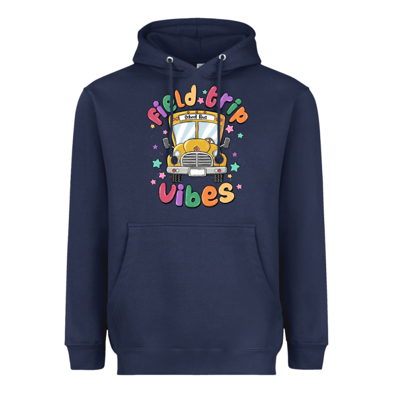 Field Trip Vibes Heavyweight Hoodie by MaliasSmallBusiness | Teevron