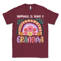 Burgundy happiness is being a grandma Classic Tee - JahusDesignShop