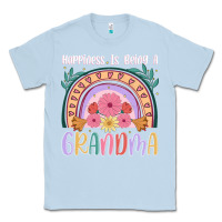 Dusty Blue happiness is being a grandma Classic Tee - JahusDesignShop