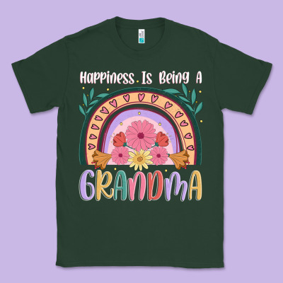 Happiness Is Being A Grandma Classic Tee Designed By Jahusdesignshop