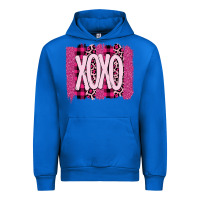 Cobalt Love Xoxo Brushstrokes Valentines Urban Hoodie - Bettercallsaul