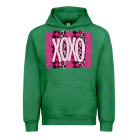 Emerald Love Xoxo Brushstrokes Valentines Urban Hoodie - Bettercallsaul