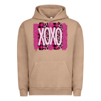 Pigment Burro Love Xoxo Brushstrokes Valentines Urban Hoodie - Bettercallsaul