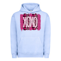 Pigment Grape Ice Love Xoxo Brushstrokes Valentines Urban Hoodie - Bettercallsaul