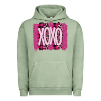 Pigment Oil Green Love Xoxo Brushstrokes Valentines Urban Hoodie - Bettercallsaul