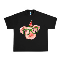 Black pig christmas Urban Heavy Tee - RanaPortraitStore