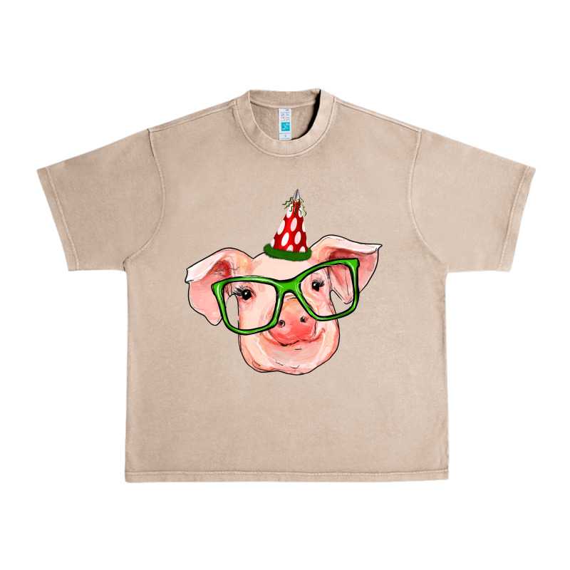 Pig Christmas Urban Heavy Tee by RanaPortraitStore | Teevron