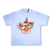 Grape Ice pig christmas Urban Heavy Tee - RanaPortraitStore