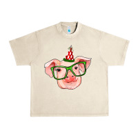 Sandshell pig christmas Urban Heavy Tee - RanaPortraitStore