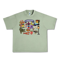 Oil Green preview louisiana state Urban Heavy Tee - BarkalooDesign
