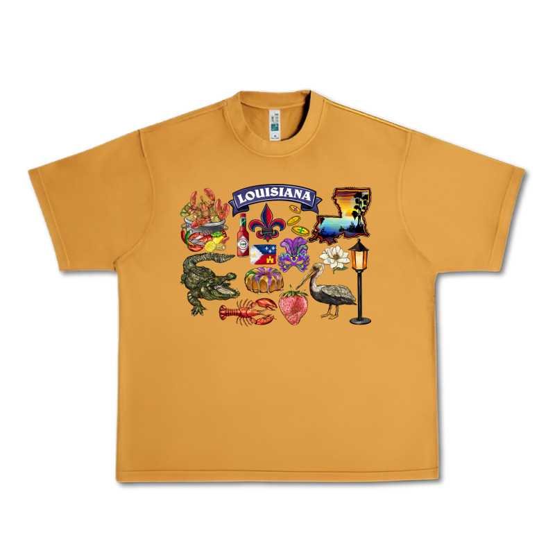 Preview Louisiana State Urban Heavy Tee by BarkalooDesign | Teevron