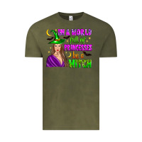 Vintage Olive in a world full of princesses be a witch Vintage Tee - Zillion Design Studio
