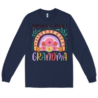 Navy happiness is being a grandma Long Sleeve Tee - JahusDesignShop