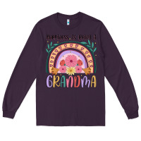 Plum happiness is being a grandma Long Sleeve Tee - JahusDesignShop