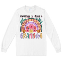White happiness is being a grandma Long Sleeve Tee - JahusDesignShop