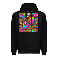 Black Pride LGBTQ+ Proud Mom With Leoapard Patterns Premium Hoodie - BundleAndBundleShop