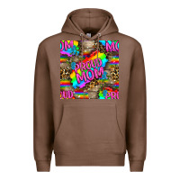 Chestnut Pride LGBTQ+ Proud Mom With Leoapard Patterns Premium Hoodie - BundleAndBundleShop