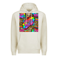 Oatmeal Heather Pride LGBTQ+ Proud Mom With Leoapard Patterns Premium Hoodie - BundleAndBundleShop