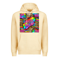 Pina Colada Pride LGBTQ+ Proud Mom With Leoapard Patterns Premium Hoodie - BundleAndBundleShop