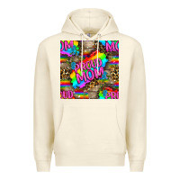 Sandshell Pride LGBTQ+ Proud Mom With Leoapard Patterns Premium Hoodie - BundleAndBundleShop