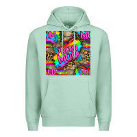 Seafoam Pride LGBTQ+ Proud Mom With Leoapard Patterns Premium Hoodie - BundleAndBundleShop