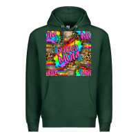 Sports Green Pride LGBTQ+ Proud Mom With Leoapard Patterns Premium Hoodie - BundleAndBundleShop