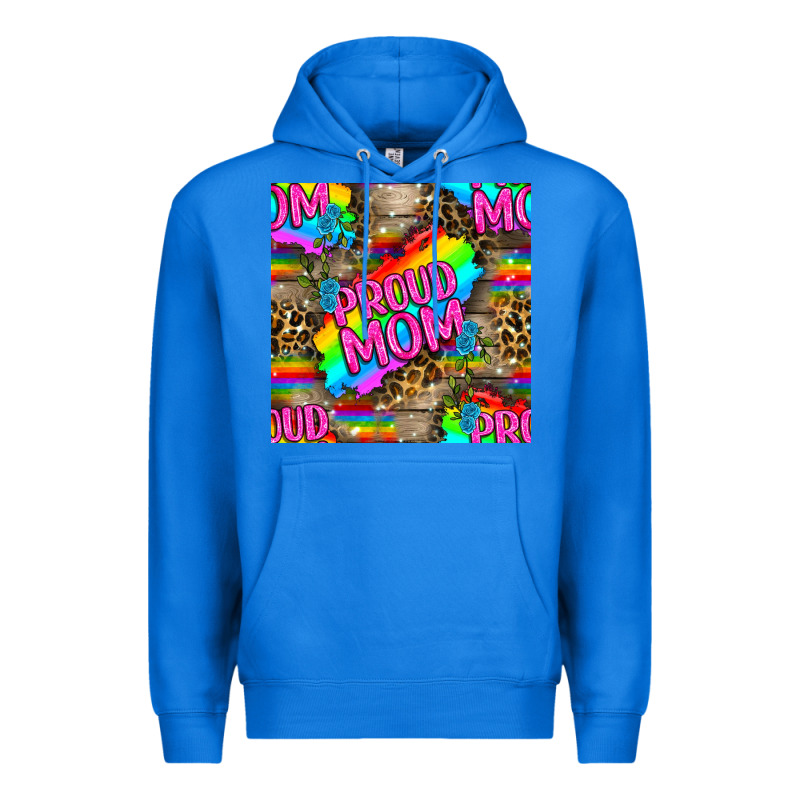 Pride Lgbtq+ Proud Mom With Leoapard Patterns Premium Hoodie by BundleAndBundleShop | Teevron