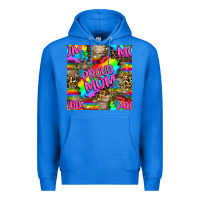True Royal Pride LGBTQ+ Proud Mom With Leoapard Patterns Premium Hoodie - BundleAndBundleShop